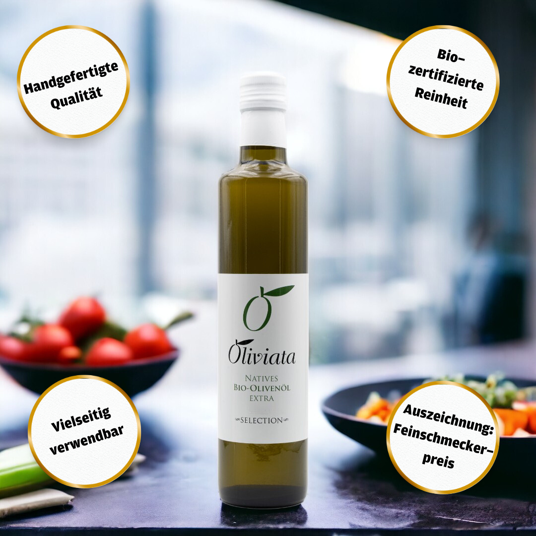 Natives Bio-Olivenöl Extra – Selection 500 ml: Ein Erbe der Ägäis